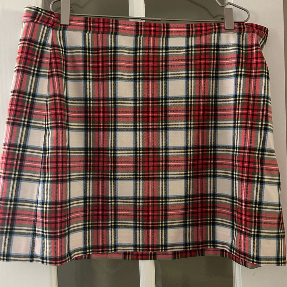 J. Crew tartan plaid skirt NWT sz. 16